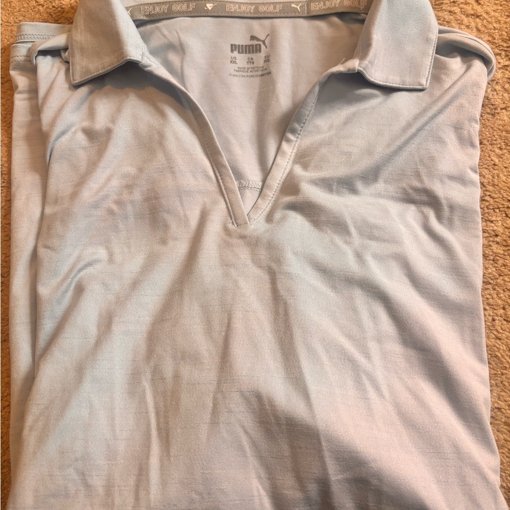 Puma women’s Sky Blue Polo Shirt